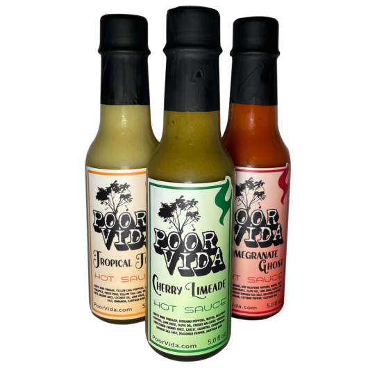 Poor Vida Hot Sauce - Triple Threat - Buy all 3 and save!
