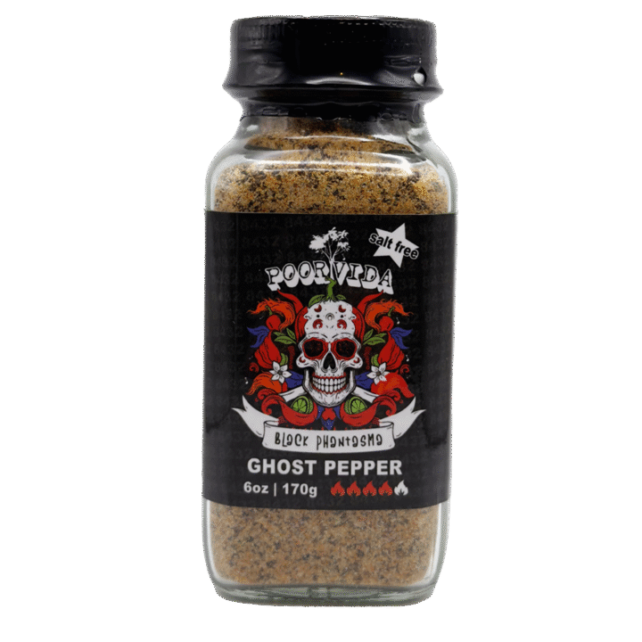 Poor Vida Black Phantasma - Ghost Pepper Seasoning
