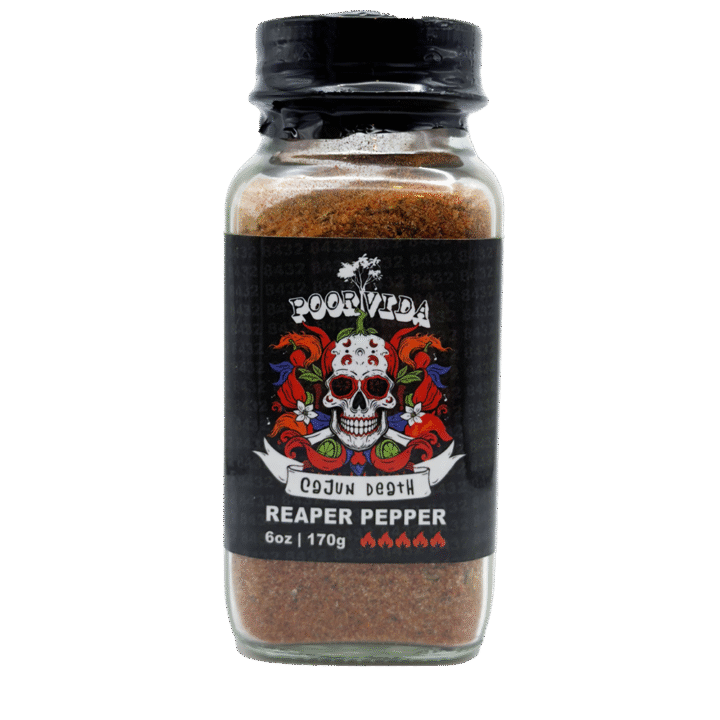 Poor Vida Cajun Death - Carolina Reaper Seasoning