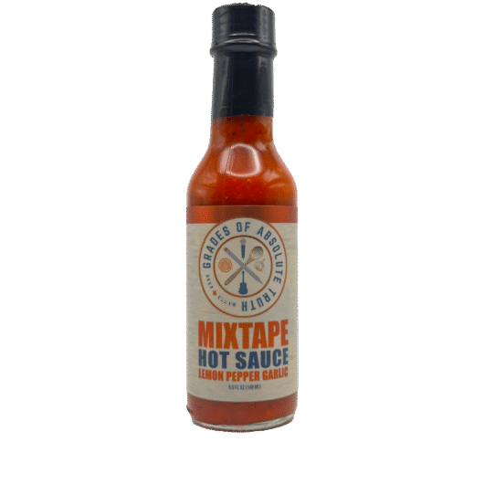 Lemon Pepper Garlic Hot Sauce by Poor Vida