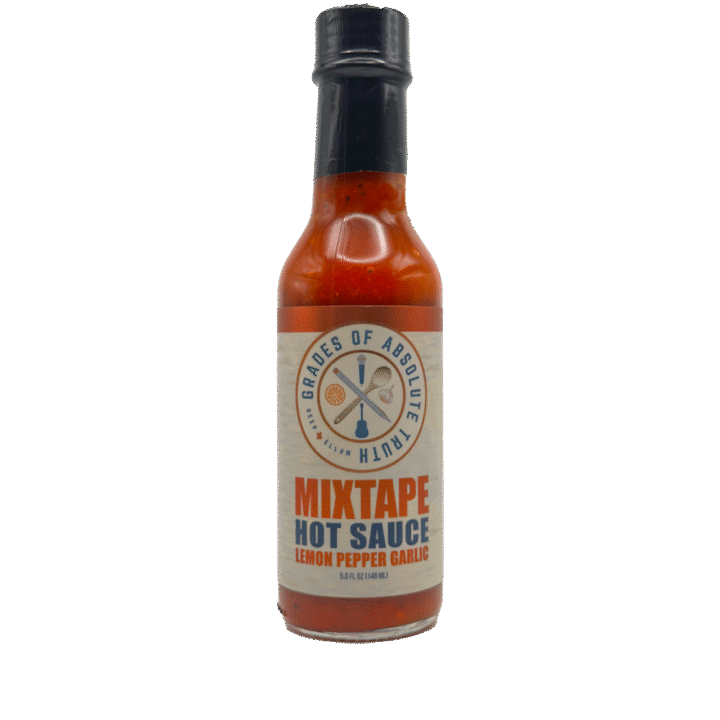 Lemon Pepper Garlic Hot Sauce by Poor Vida